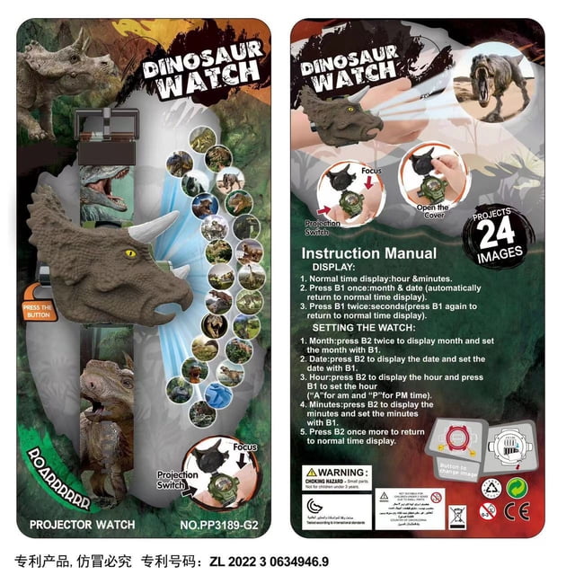 Proyector de dinosaurios, juguetes luminosos, proyector para niños, linterna, reloj de proyección, cámara, cuento para dormir