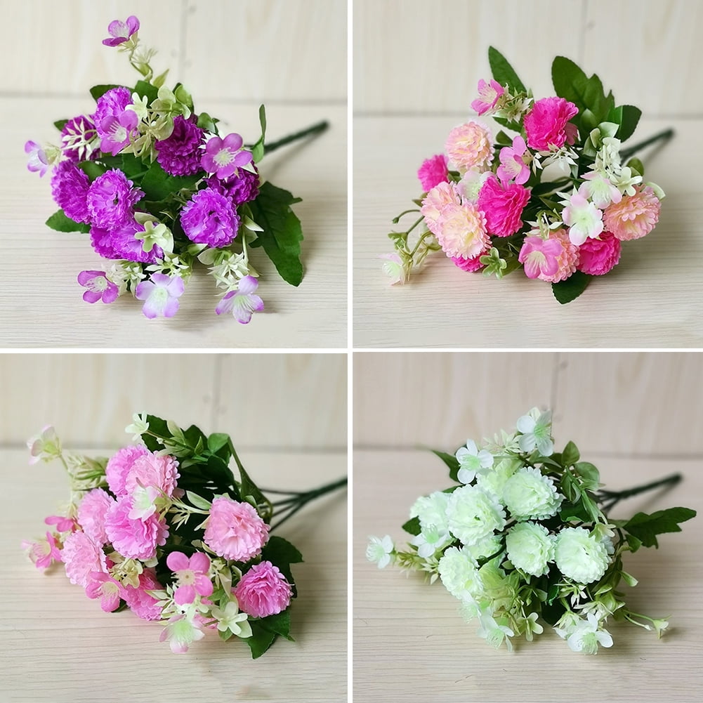 Details about   10pcs/Lot PE foam lavender Bouquet wedding Artificial flowers home decor accesso 