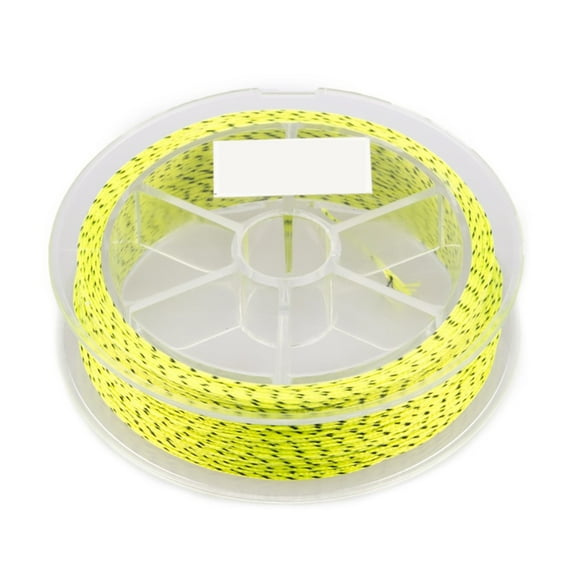 Sedal de pesca con mosca Wosthever 8 hebras 20LB amarillo negro