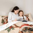 thumbnail image 5 of Homewish Pet Dachshund Lover Full Size Comforter Sets,Merry Christmas Bedding Comforter Set,Chic Xmas Tree Bedding Sets For Girls Boys,Breathable Bedroom Decor Reversible,3 Pieces, 5 of 8