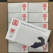 Synmax black Vinyl Disposal Gloves Powder free Size S M L XL 100PCS Box Cleaning Household Kitchen