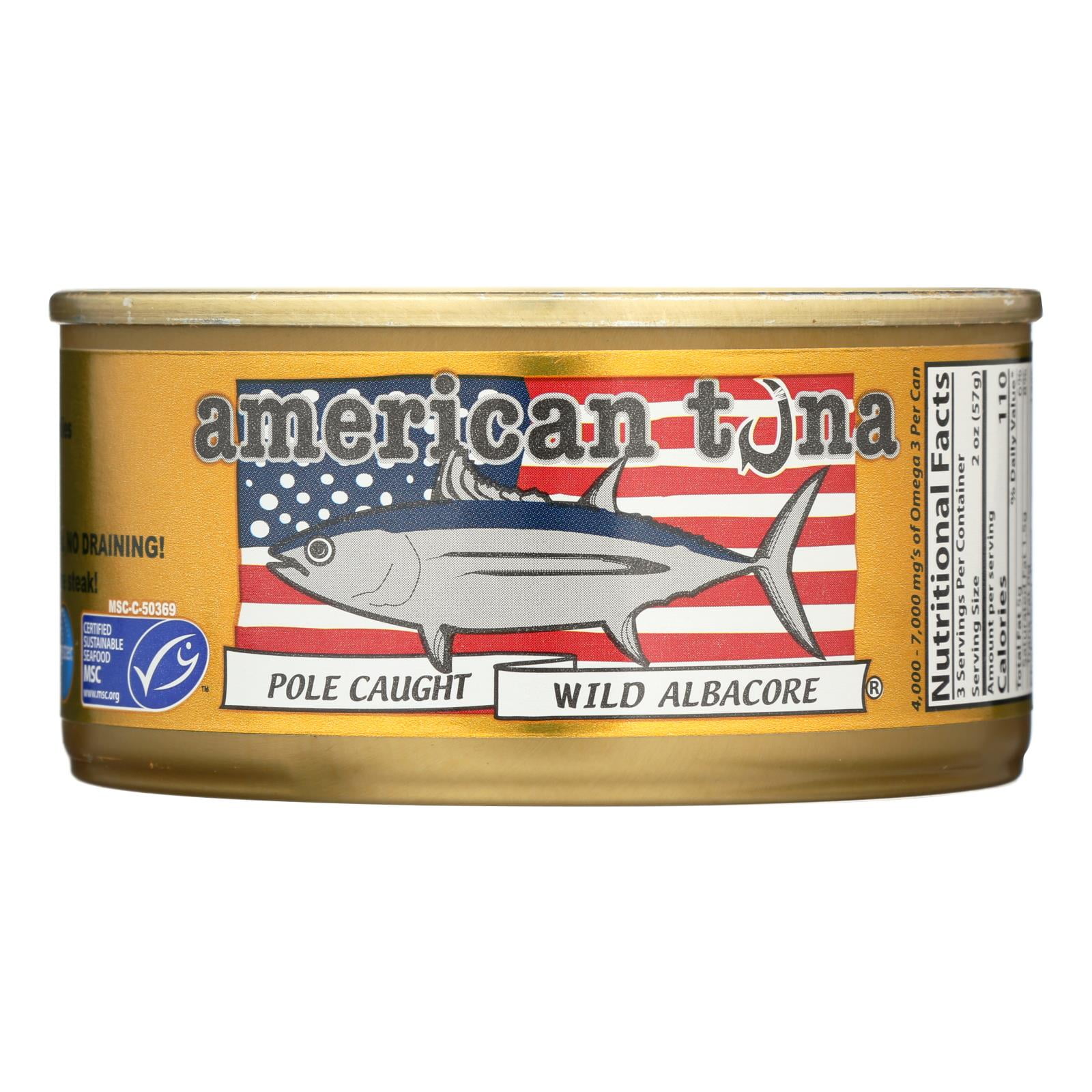 American Tuna Canned Tuna Salt Case Of 24 6 Oz