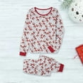 thumbnail image 4 of Conjunto de pijamas de Navidad para padres e hijos Conjunto de vacaciones de Navidad a juego 2 piezas Trajes familiares FLhrweasw Nuevo, 4 of 8