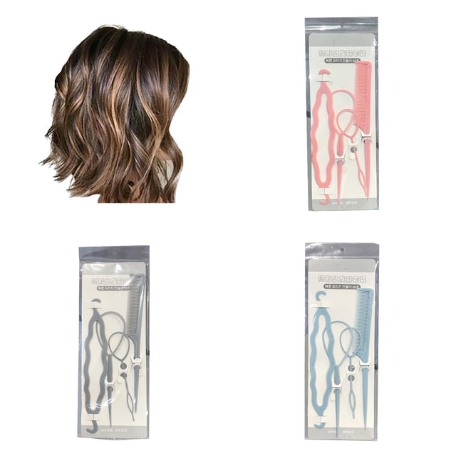 Couvre-Chef en Fibre Dégradée pour Cheveux Longs pour Femmes, Rose en Filet, Bleu