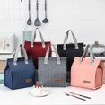 thumbnail image 5 of Lunch Bags for Women,Reusable Lunch Tote with Internal Pocket,Lunch Bag for Work/School/Travel/Picnic(Black), 5 of 5