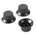 thumbnail image 4 of 3Pcs Guitar Control Knob, 1 Volume 2 Tone Fit Top Plastic Set Kit Instrument Accessory Replacement, 4 of 8