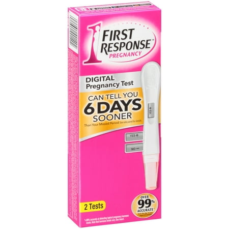 First Responseâ ¢ Pregnancy Digital Pregnancy Test 2 ct Box