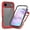 Red, variant on Dteck Case Built-in Screen Protector for iPhone Air,Slim Fit Full-Body Shock Absorption Sturdy TPU+PC Case Heavy Duty Shock Resistant Hard Cover for iPhone Air,Black