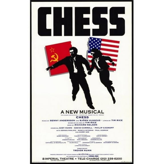 Pop Culture Graphics MOVIH5728 Chess, Broadway Movie Poster Print, 27 x 40