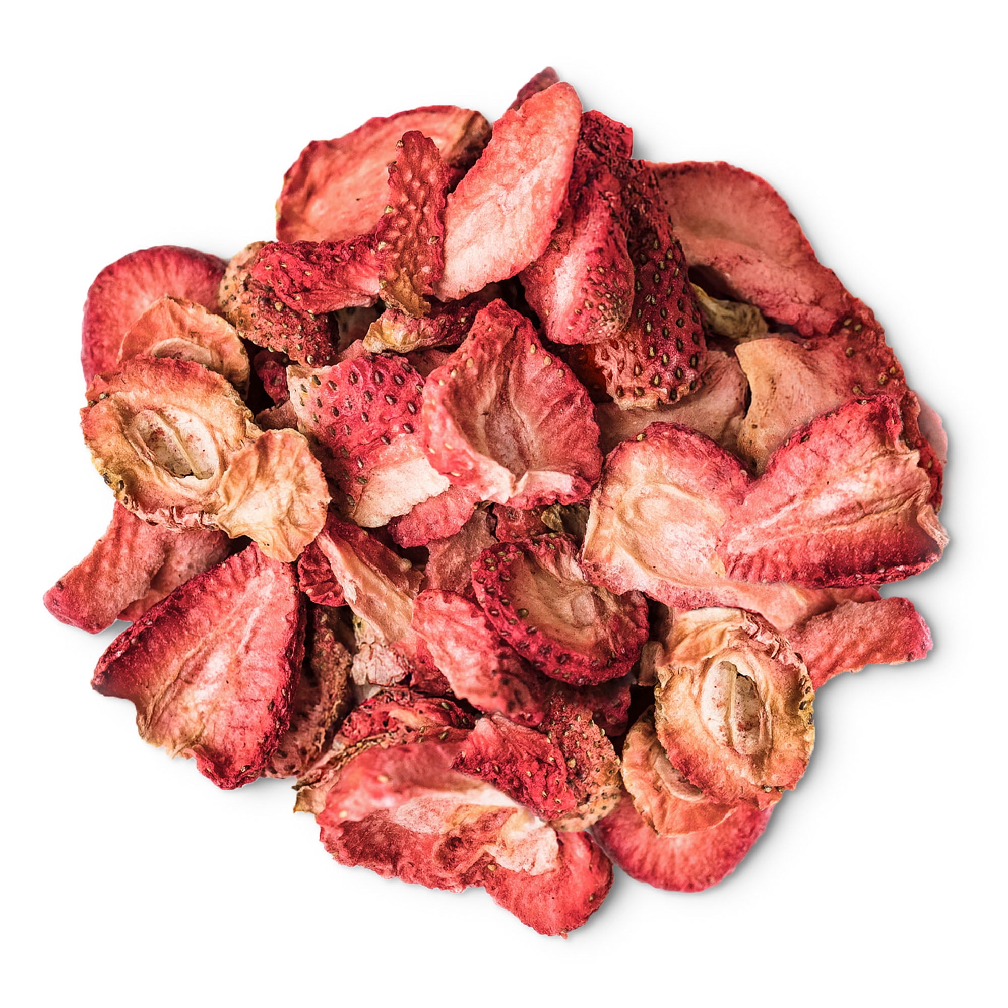 Organic Freeze-Dried Strawberries, 8 Ounces - Non-GMO, Kosher, Bulk - by Food to Live