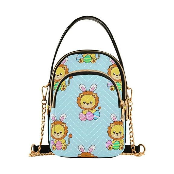 joogoo Women Cute Lion Chain Crossbody Bags Shoulder Handbag Phone Purse