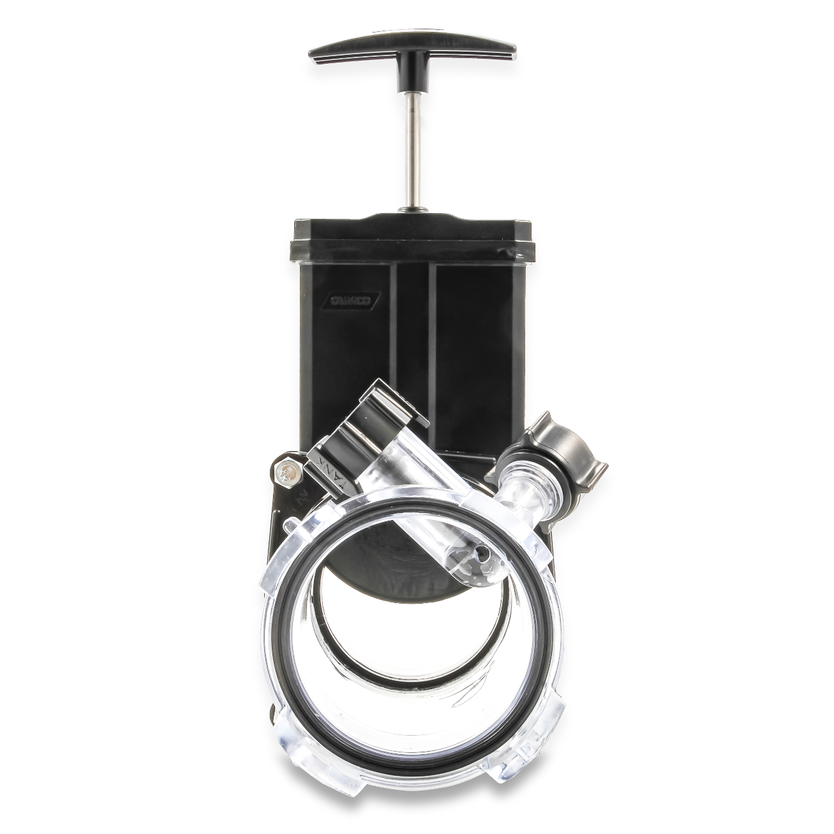 Camco Dual Flush Pro Camper/RV Holding Tank Rinser | 3" Gate Valve & Reverse Flush Valve | Empties and Flushes RV Black Water Tanks and RV Sewer Hose (39062) - image 5 of 10