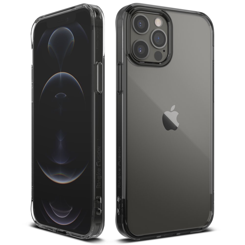 Ringke Fusion Case Designed for iPhone 12 Pro Max (2020) Smoke Black