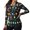 Xmas Lights, variant on Jeiento Autumn Pumpkin Women's Golf Shirts, Long Sleeve Fall Athletic Tops, V Neck Moisture Wicking Quick Dry Sun Protection Top for Golf, Outdoor Travel and Daily Wear