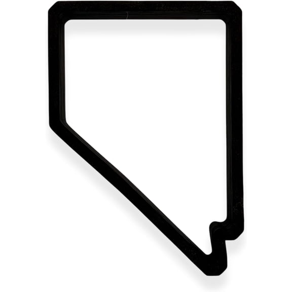 Nevada State Cookie Cutter with Easy Push Design (4 inch)