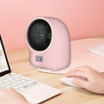 thumbnail image 3 of Mini calentador de espacio portátil 400 W Independiente Calefacción por convección de plástico Calentador de escritorio eléctrico para dormit Rosado Macarena calefactor portátil, 3 of 8