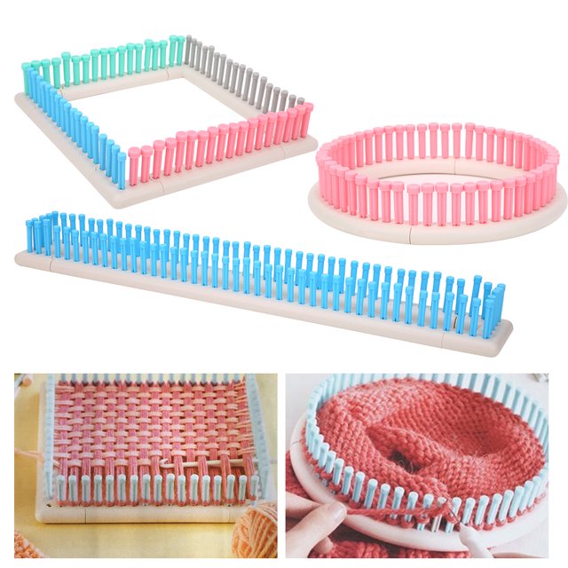 Knitting Loom Kit,Multi Function Knit Weaving Weaving Accessory Weave Loom Precision Engineered