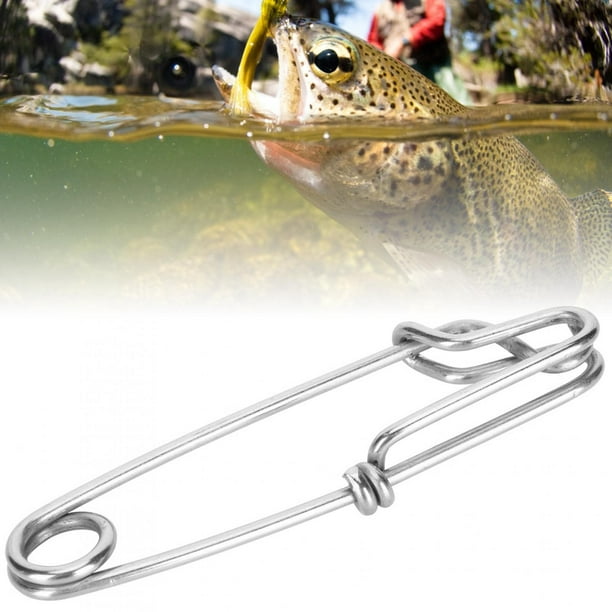 10pcs Longline Fishing Snap Stainless Steel Tuna Clip Heavy Duty Big Game