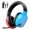 Blue Red, variant on 2.4GHz Wireless Gaming Headsets for PS5, PS4, PC, Switch - Bluetooth 5.3 Gaming Headphones with Noise Canceling Mic, 7.1 Surround Sound, 70H Battery, Blue Lighting