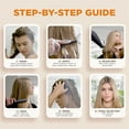 thumbnail image 2 of Kativa Brazilian Keratin Straightening Kit, 6 Full Kits (1350 mL) | Professional Formaldehyde-Free Hair Smoothing System for Frizz Control & Long-Lasting Shine | For All Hair Types, 2 of 4