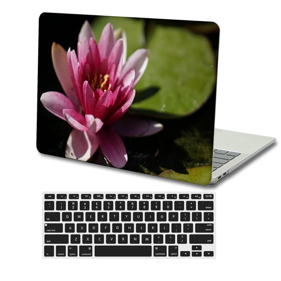 KSK KAISHEK Plastic Hard Case Cover Compatible 2021/2022/2023 Rel. MacBook Pro 16 inchs XDR Display & Touch ID + Black Keyboard Cover Model: A2485 & A2780 Flower 0281