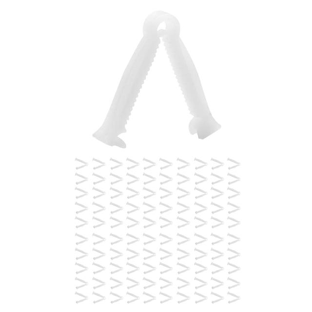 100 Uds. Abrazaderas Desechables para CordóN Umbilical para Cerdos, Pinzas HemostáTicas Desechables, Animales de Granja, Ganado, Equipo para Cerdos