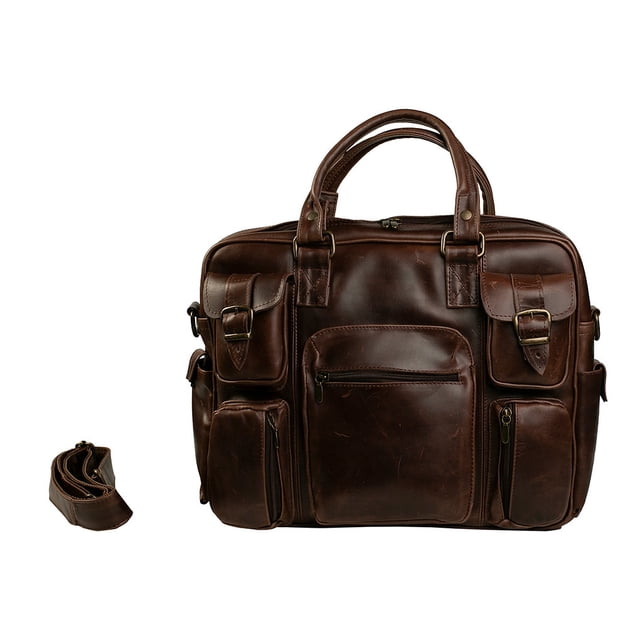 PORTAFOLIO CON BOLSAS CAFÉ