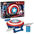 thumbnail image 3 of Marvel Studios Captain America Brave New World NERF Skyshot Blaster, Shield Roleplay Toy, 3 of 9