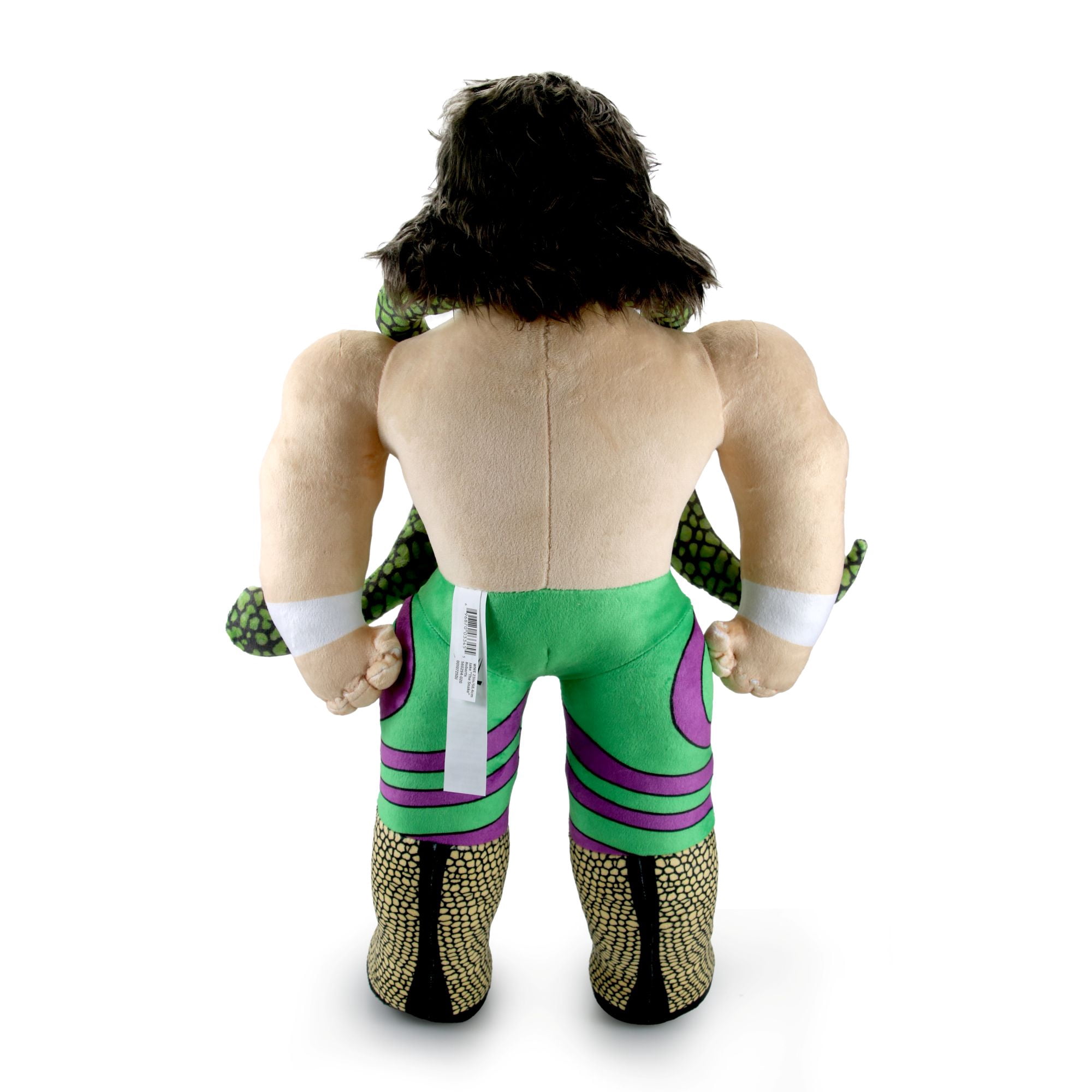 WWE 23" Full Body Plush Jake the Snake, Stuffed Action Figure, Children Ages 3+