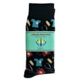 thumbnail image 3 of Urban-Peacock Men's Novelty Fun Crew Socks - Doctors & Nurses - Black, 1 Pair, 3 of 4