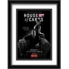 House of Cards 28x36 Double Matted Large Black Ornate Framed Movie Poster Art Print