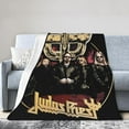 thumbnail image 2 of Judas Rock Band Priest Blanket Soft Cozy Lightweight Warm Throw Blanket Bedroom Sofa Decorations All Seasons Blankets 50"X40", 2 of 6
