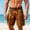 Khaki, variant on Men’s Vintage Summer Shorts Lightweight Multi Pocket Casual Outdoor Cargo Short (No Belt)
