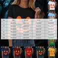 thumbnail image 3 of Halloween Shirt For Women Print T Shirt Short Sleeve Women Short Sleeve Round Neck Tee T Shirt Printing Loose Top S Red, 3 of 7
