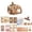 Khaki - 23X7.5X13.5cm, variant on Cute Capybara Pencil Case Capybara College Supplies Large Capacity Wide Opening Mouth Pencil Pouch with Cute Pins Sticker Pendant Cute Stationery