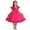Hot Pink, variant on XEGLSBU Girls Dresses 5T Long Sleeve Sparkly Floral Party Dress for Girls Short Sleeve Tutu Dress with Glitter Embellishments for Celebration Blue Size 9-10 Years