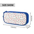 thumbnail image 3 of Uemuo Fruit Printed Pencil Pen Case, Portable Pencil Pouch with Zipper, Compact Stationery Bag Makeup Bag, Pencil Bag for Home Office, 3 of 9