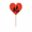 Black-red-wood-grain-6 205, variant on Round Traditional Chinese Character Toothpick Flags Heart Lable Cupcake Picks