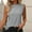 Grey, variant on SNKSDGM Easter Shirt Spring Tops for Women 2025 Trendy Going Out Women's Summer New Solid Round Neck Sleeveless Loose T Shirt Shirt Tank Top for Women Spring Tops for Women 2025 Plus Size Dressy