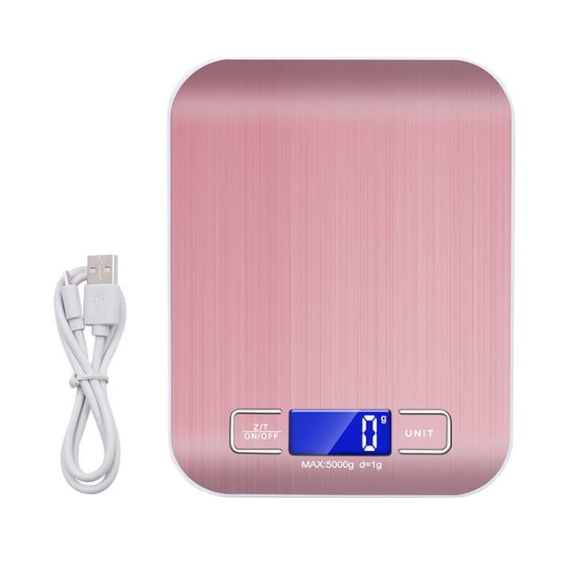 Portátil Digital Cocina Electrónica Comida Dieta Postal Escala Oro 5kg 1g Sunnimix Escala electrónica