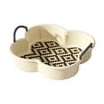 thumbnail image 2 of Nilvkv Fruit Tray Household Coffee Table Dried Fruit Box Divided Melon Candy Snack Storage Box, 2 of 6