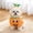 Orange1-M, variant on Halloween Graphic Print Flat Woven Polyester Pet Bib, 1 Pack Rinseable Lightweight Holiday Accessory for Small Pets Up To 16 Lbs, Fits Kittens Puppies Rabbits Chicks
