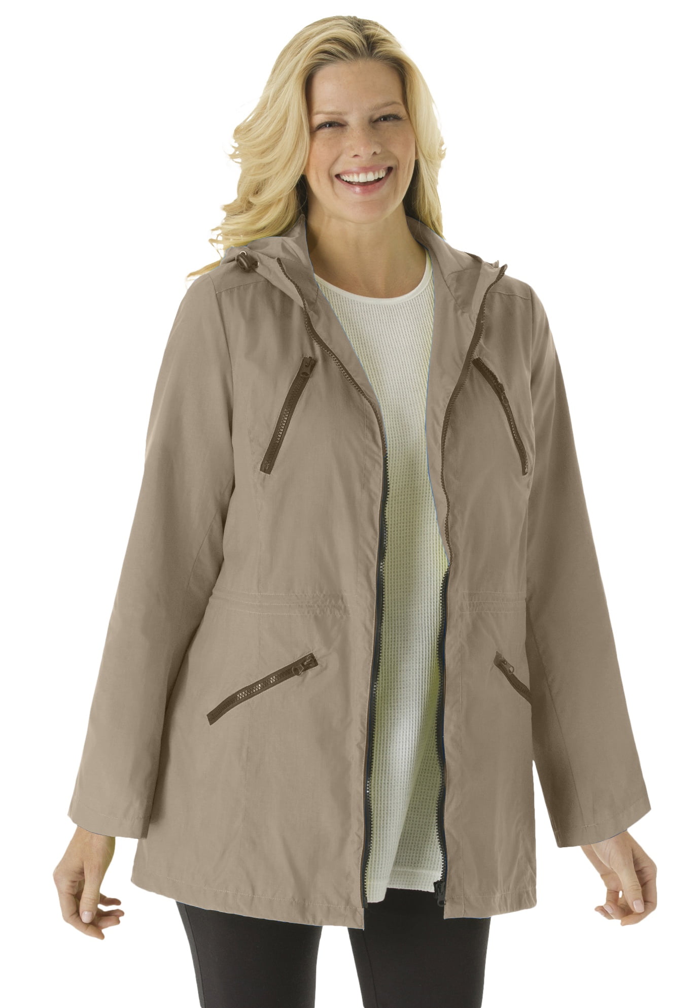 plus size anorak jacket walmart