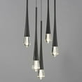 thumbnail image 2 of E24225-122BK-ET2 Lighting-Pierce - 15W 5 LED Pendant-19 Inches Tall and 13 Inches Wide-Black Finish, 2 of 5