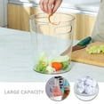thumbnail image 3 of OUNONA Small Trash Can with Handle 2pcs Kitchen Compost Bin Under Sink Waste Basket Desktop Garbage Bin, 3 of 8