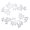 White, variant on Metal Tree Leave Wall Art for Home Decors Iron Branch Hanging Leave Sculpture for Living Room Bedroom Bathroom Wall Deco