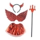 thumbnail image 3 of Disfraz de de Halloween para niños con Wing Pitchfork Playing Toys Cosplay Tutu Faldas para puesta en escena Cumpleaños Fancy Dress Festival, 3 of 9