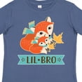 thumbnail image 4 of Inktastic Little Brother Woodland Fox Lil Bro Boys Toddler T-Shirt, 4 of 5