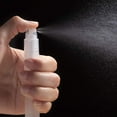 thumbnail image 4 of Juego de 18 minibotellas de 15 ml con pulverizador para perfume, de viaje, con 2 embudos y 10 goteros para perfumes líquidos y aceites esenciales (blanco)., 4 of 7
