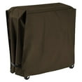 thumbnail image 1 of LEFU Housse de Chariot Réfrigérant Roulant pour Patio Extérieur Imperméable en Polyester 190T Protection pour Boissons Coffre à Glace Résistant aux Intempéries Anti-Poussière avec Poignées Sangles 86x48x79cm Café, 1 of 5